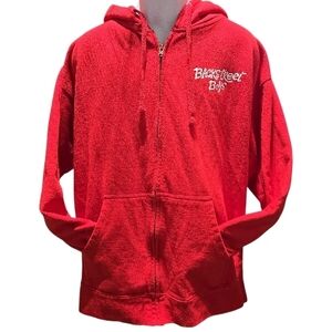 Backstreet Boys Red Zip-Up Hoodie XL Unisex